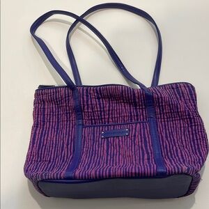 Vera Bradley Purple Quilted Tote